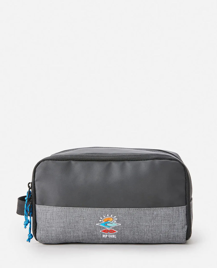 RIP CURL GROOM ICONS OF SURF TOILETRY BAG - GREY