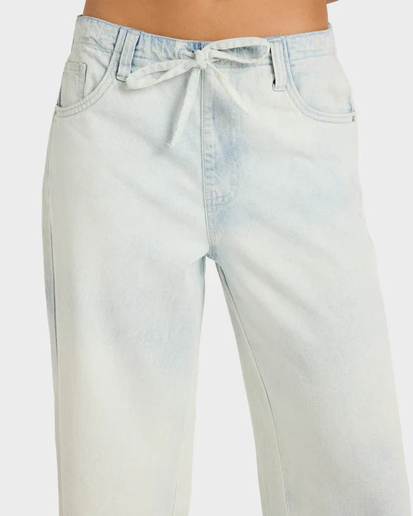 BILLABONG JADE SALTWASHED ELASTIC PANT - BLUE MIST