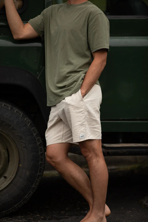 RHYTHM CLASSIC LINEN JAM SHORT -  SAND