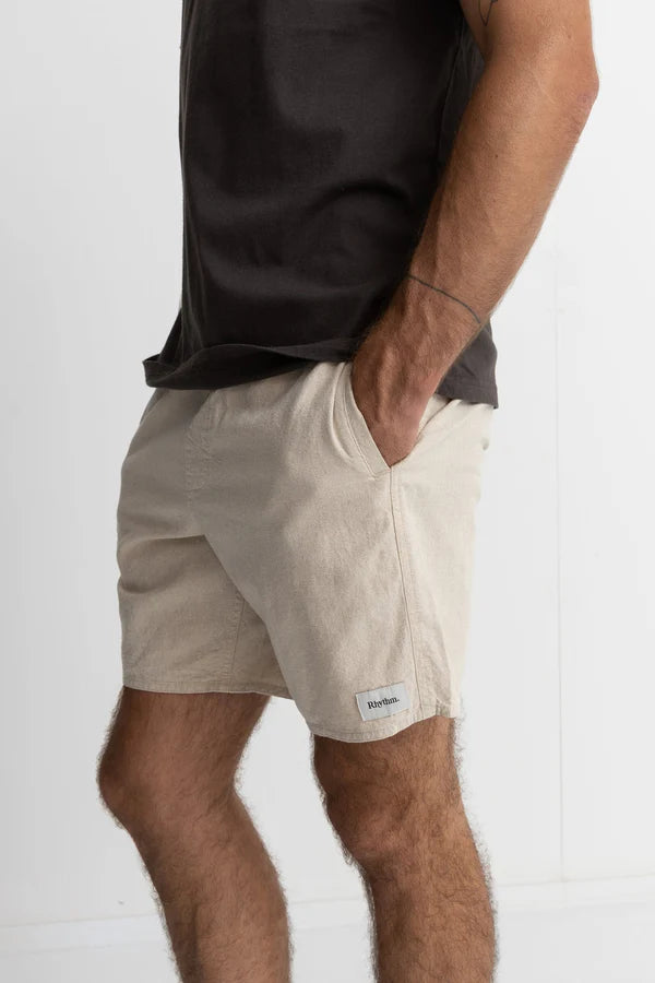RHYTHM CLASSIC LINEN JAM SHORT -  SAND