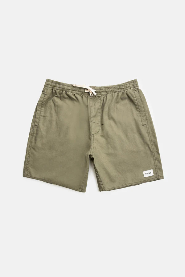 RHYTHM CLASSIC LINEN JAM SHORT - OLIVE