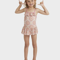 BILLABONG JUST FOR YOU OLLY ONE PIECE - WHITE CAP