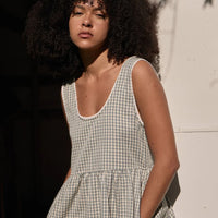 AFENDS JESSE MINI DRESS - VICE ALPINE CHECK