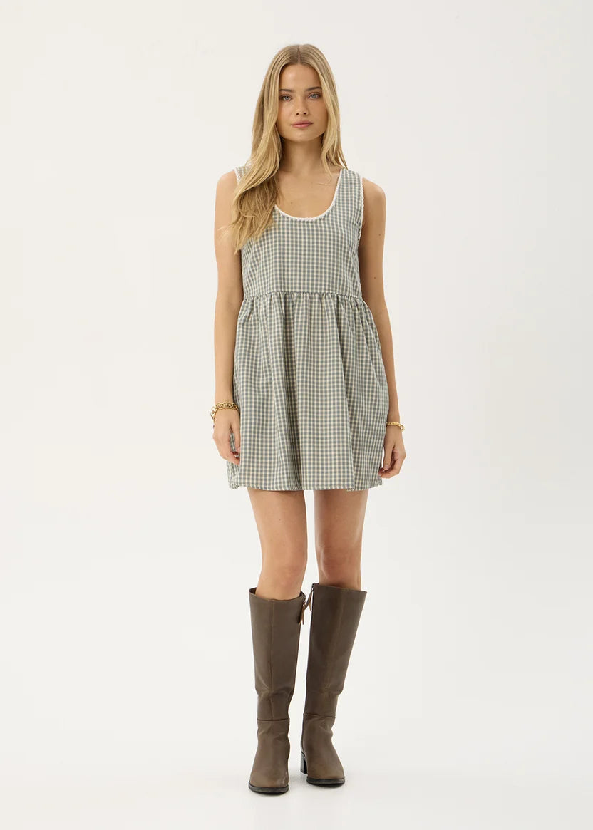 AFENDS JESSE MINI DRESS - VICE ALPINE CHECK