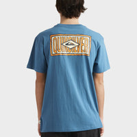 QUIKSILVER  MIND TEMPLE SS - BLUESTEEL