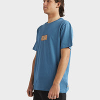 QUIKSILVER  MIND TEMPLE SS - BLUESTEEL