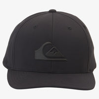 QUIKSILVER AMPED UP FLEXFIT CAP - BLACK