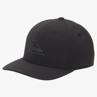 QUIKSILVER AMPED UP FLEXFIT CAP - BLACK