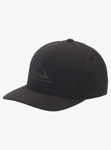 QUIKSILVER AMPED UP FLEXFIT CAP - BLACK