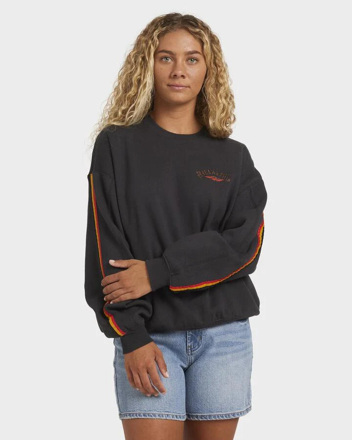 BILLABONG OTIS ARCH DIAMOND CREW - WASHED BLACK