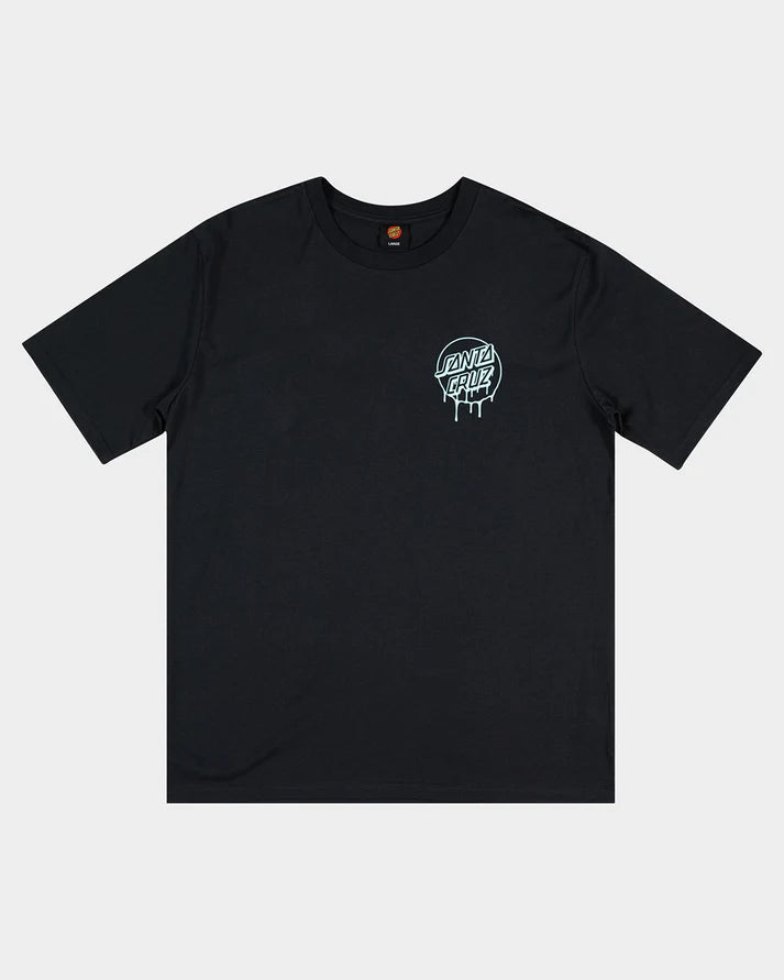 SANTA CRUZ POPSICLE HAND MEN'S T-SHIRT - OFF BLACK