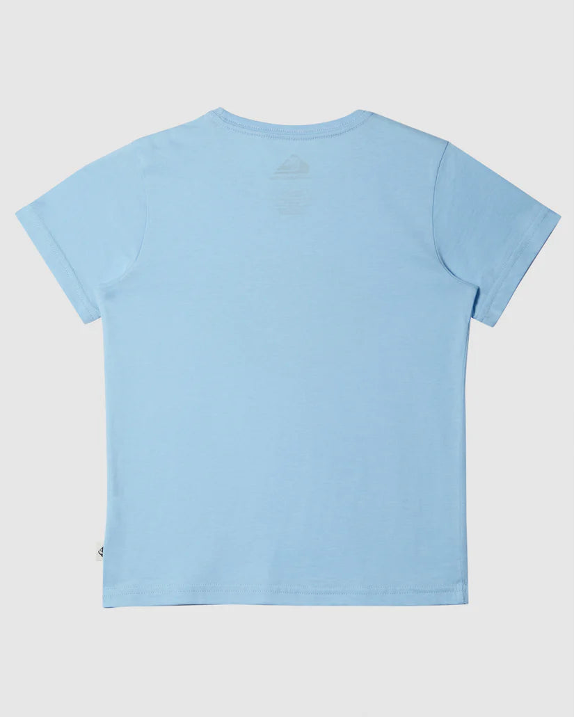 QUIKSILVER ELECTRIC RATTLE SS BOY - AIRY BLUE