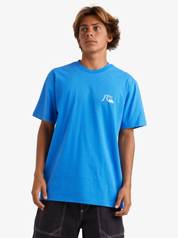 QUIKSILVER BUBBLE LOGO DNA -  NEBULAS BLUE