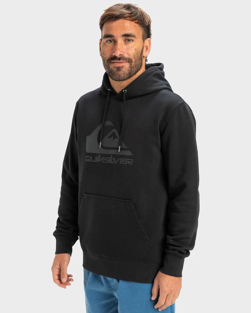QUIKSILVER COMP LOGO HOODIE - BLACK