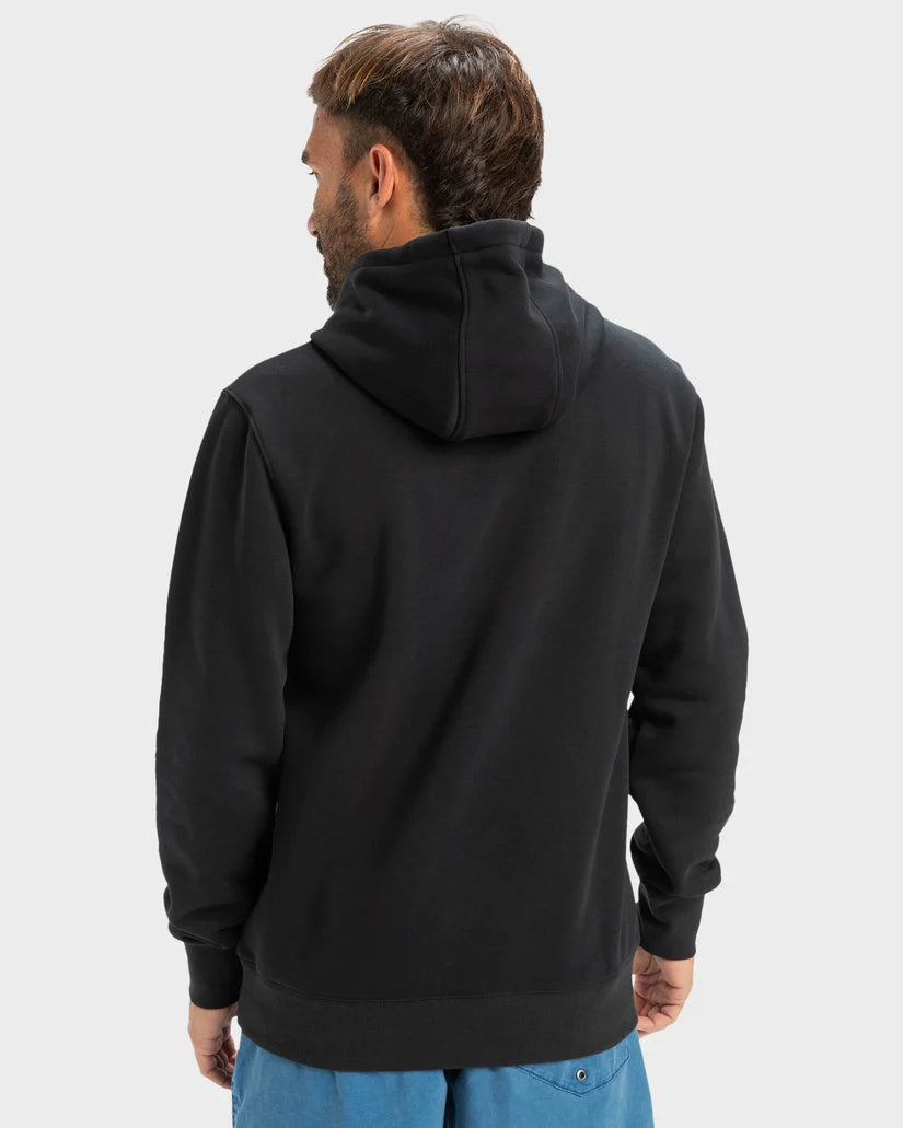QUIKSILVER COMP LOGO HOODIE - BLACK
