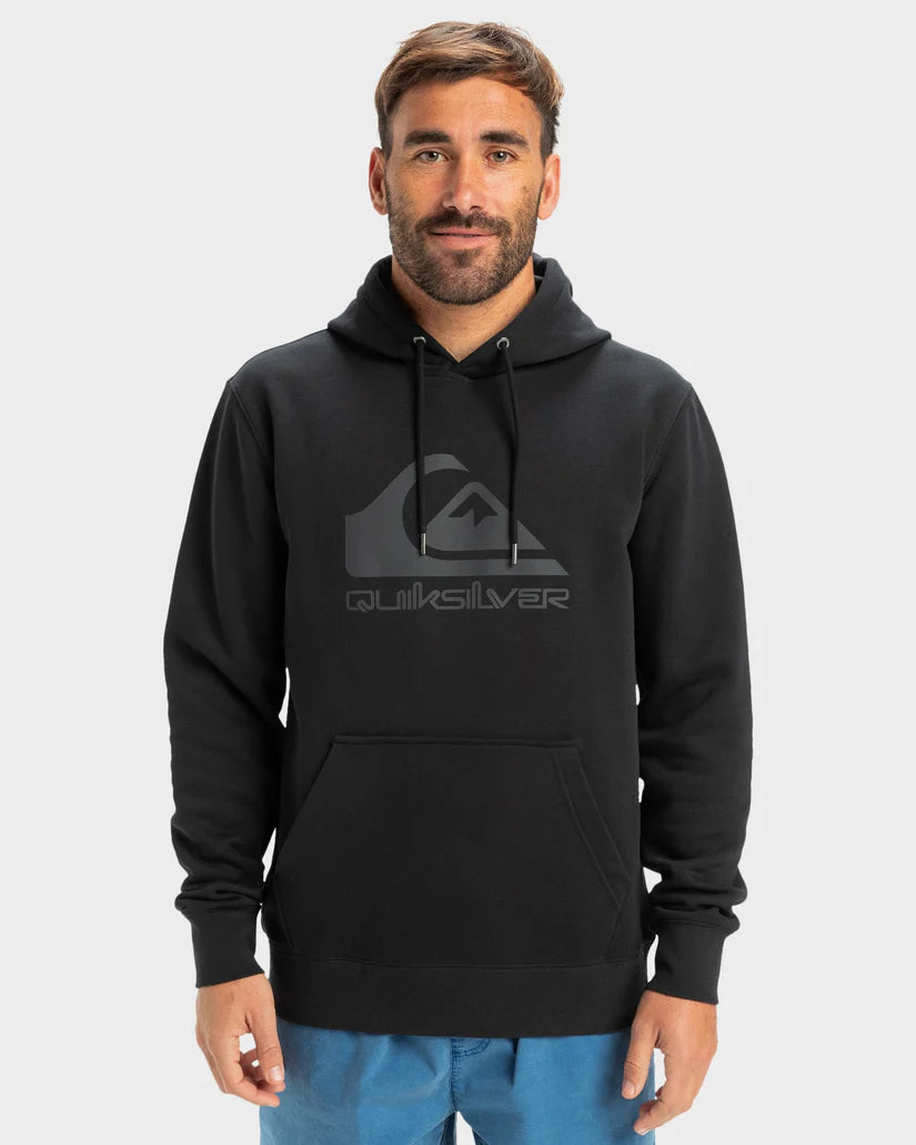 QUIKSILVER COMP LOGO HOODIE - BLACK