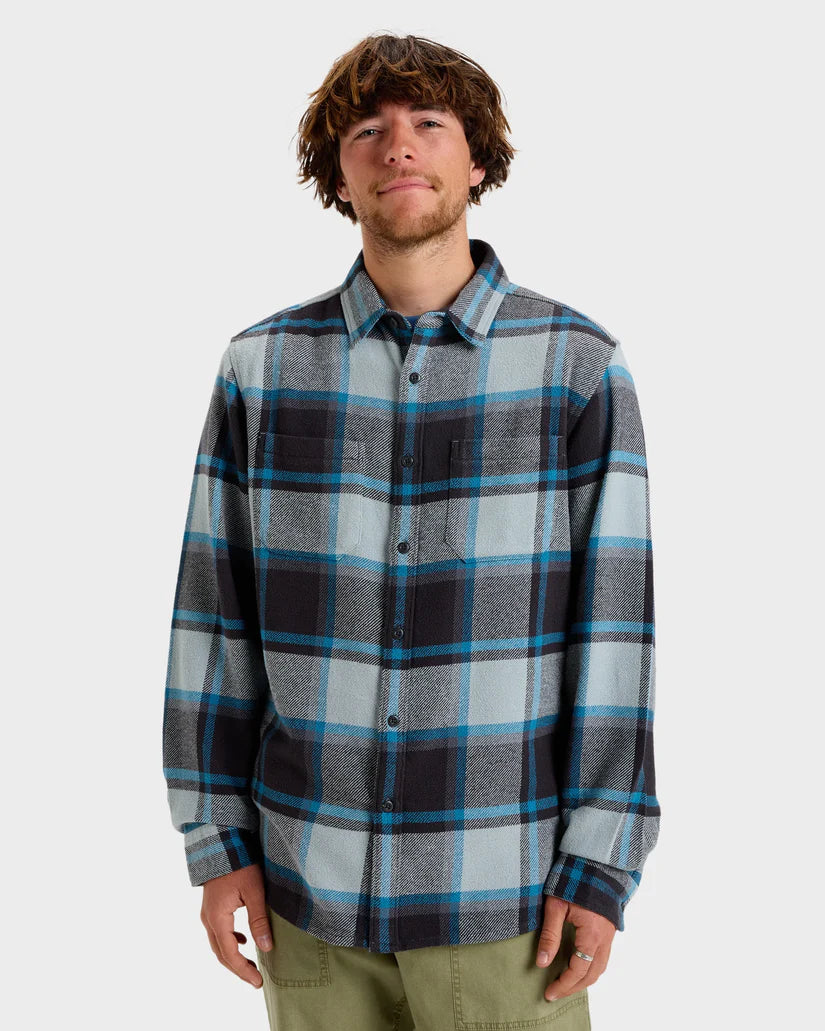QUIKSILVER DNA FLANNEL - QUARRY PLAID