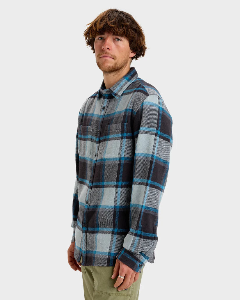 QUIKSILVER DNA FLANNEL - QUARRY PLAID
