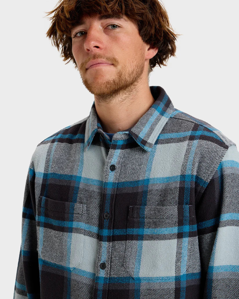 QUIKSILVER DNA FLANNEL - QUARRY PLAID