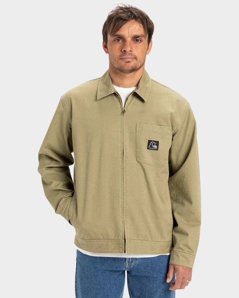 QUIKSILVER DNA SURF HARRINGTON - ALOE