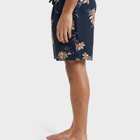 QUIKSILVER EVERYDAY STRAIGHT VOLLEY 17NB - BLACK COASTAL FLORAL
