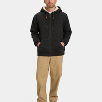 QUIKSILVER KELLER SHERPA - BLACK HEATHER