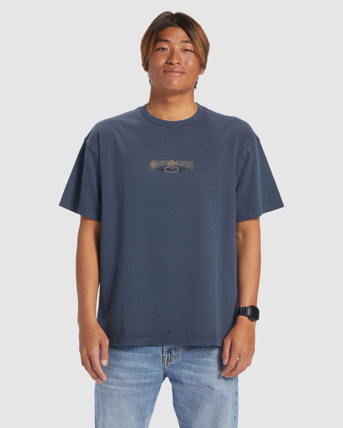 QUIKSILVER FULLY CHARGED T-SHIRT - MIDNIGHT NAVY