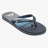 QUIKSILVER MOLOKAI SLAB THONGS - GREY 1