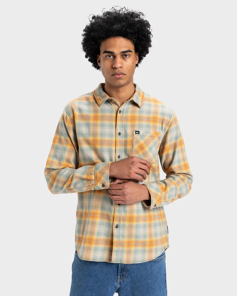 QUIKSILVER QS CLASSIC FLANNEL -  CHINOIS GREEN CLASSIC FLANNEL
