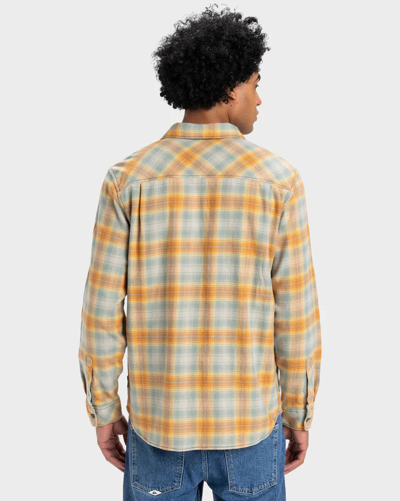 QUIKSILVER QS CLASSIC FLANNEL -  CHINOIS GREEN CLASSIC FLANNEL