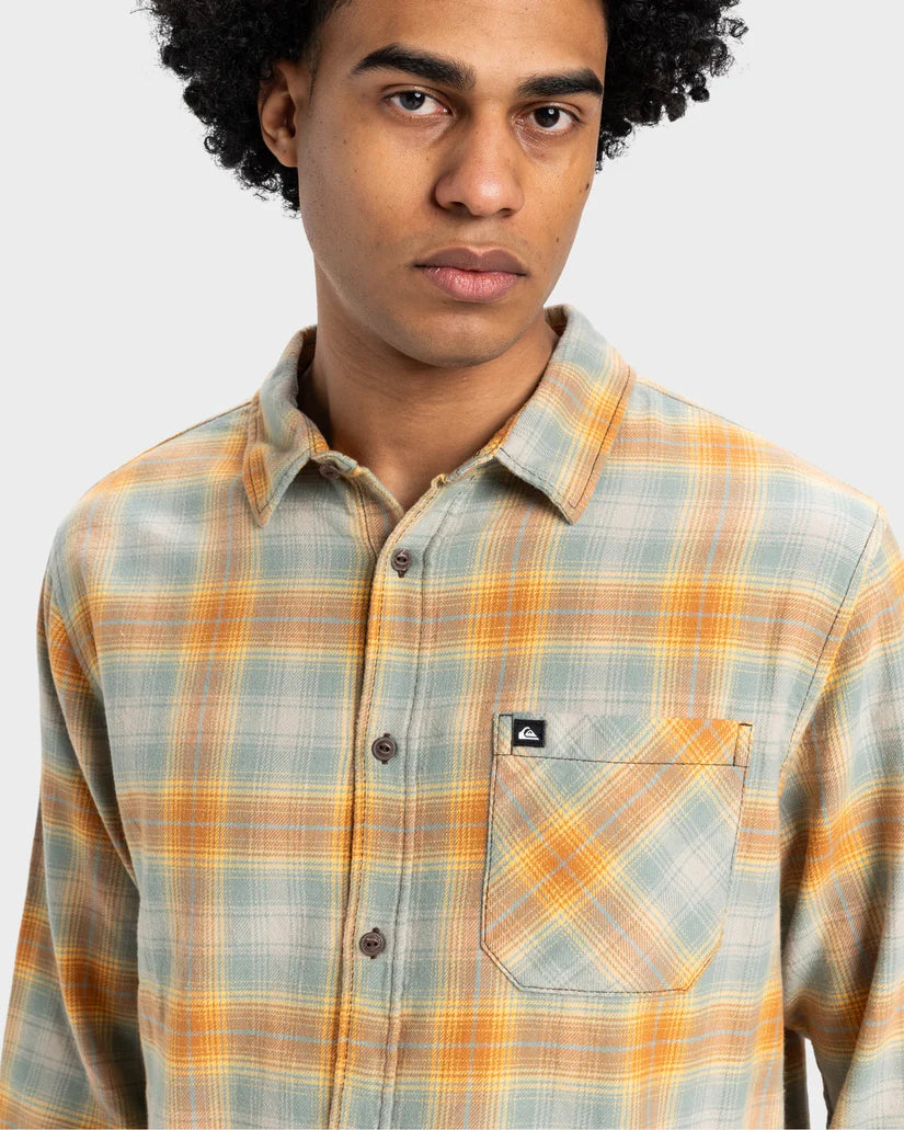 QUIKSILVER QS CLASSIC FLANNEL -  CHINOIS GREEN CLASSIC FLANNEL
