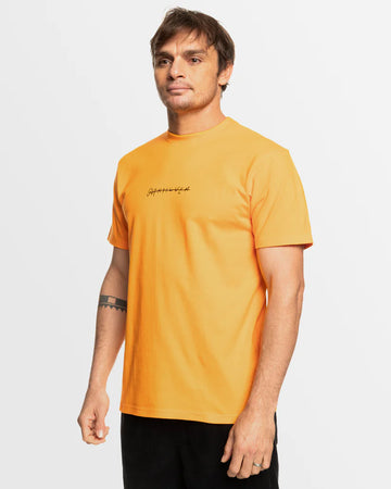 QUIKSILVER QS RUSHED DNA LOGO - RADIANT YELLOW