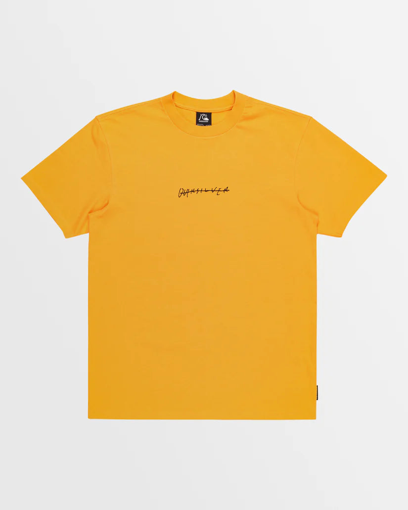 QUIKSILVER QS RUSHED DNA LOGO - RADIANT YELLOW
