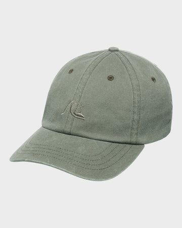 QUIKSILVER RAD SPLATTER DAD CAP - GRAPE LEAF
