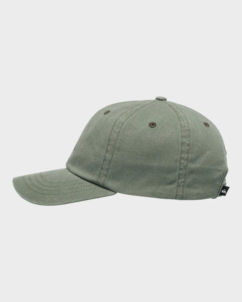QUIKSILVER RAD SPLATTER DAD CAP - GRAPE LEAF