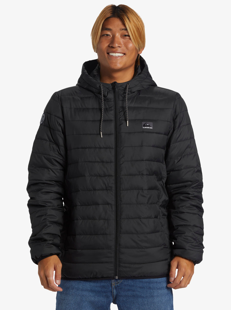 QUIKSILVER SCALY HOOD PUFFER JACKET