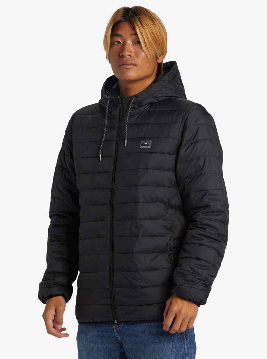 QUIKSILVER SCALY HOOD PUFFER JACKET