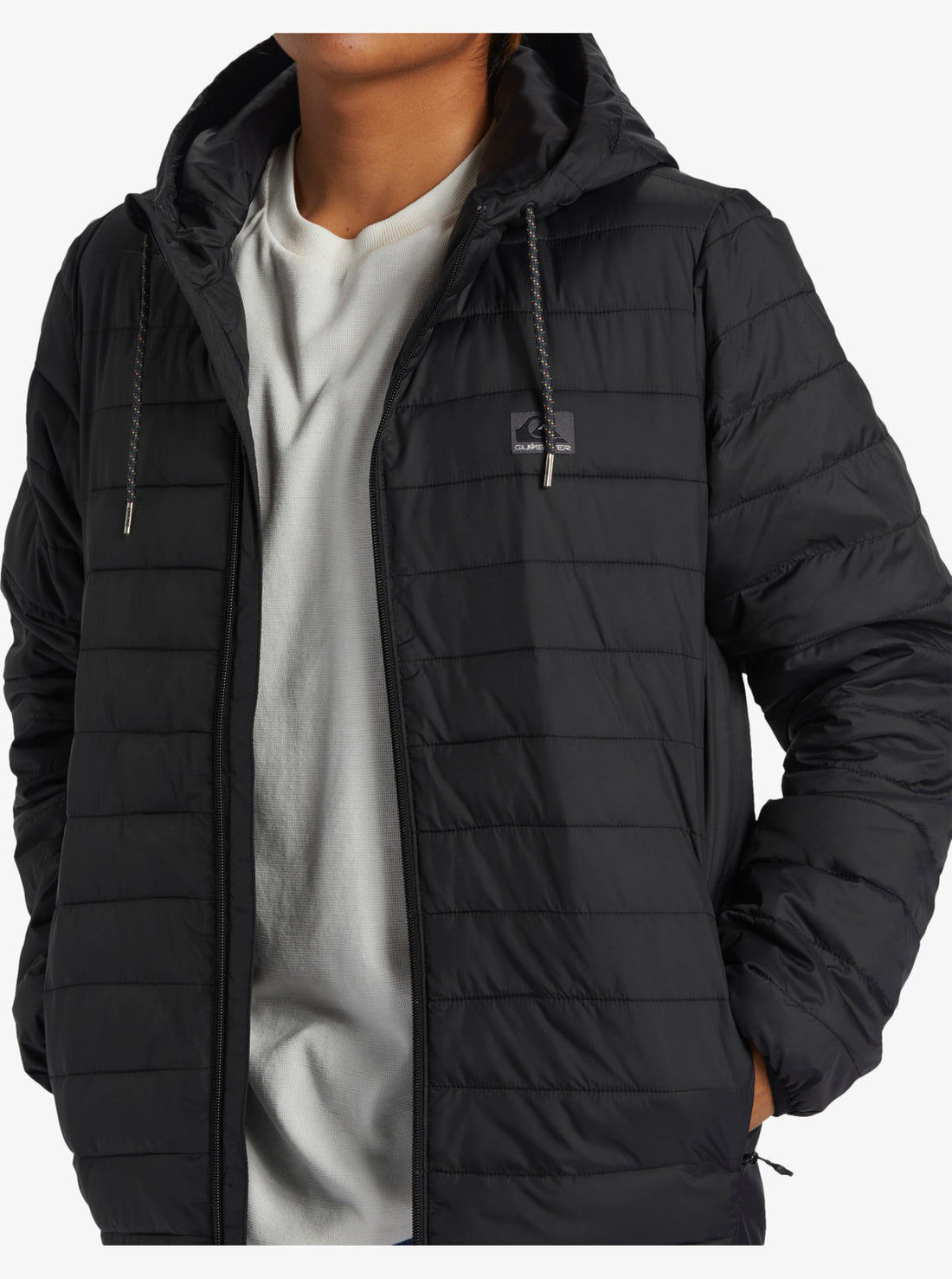 QUIKSILVER SCALY HOOD PUFFER JACKET