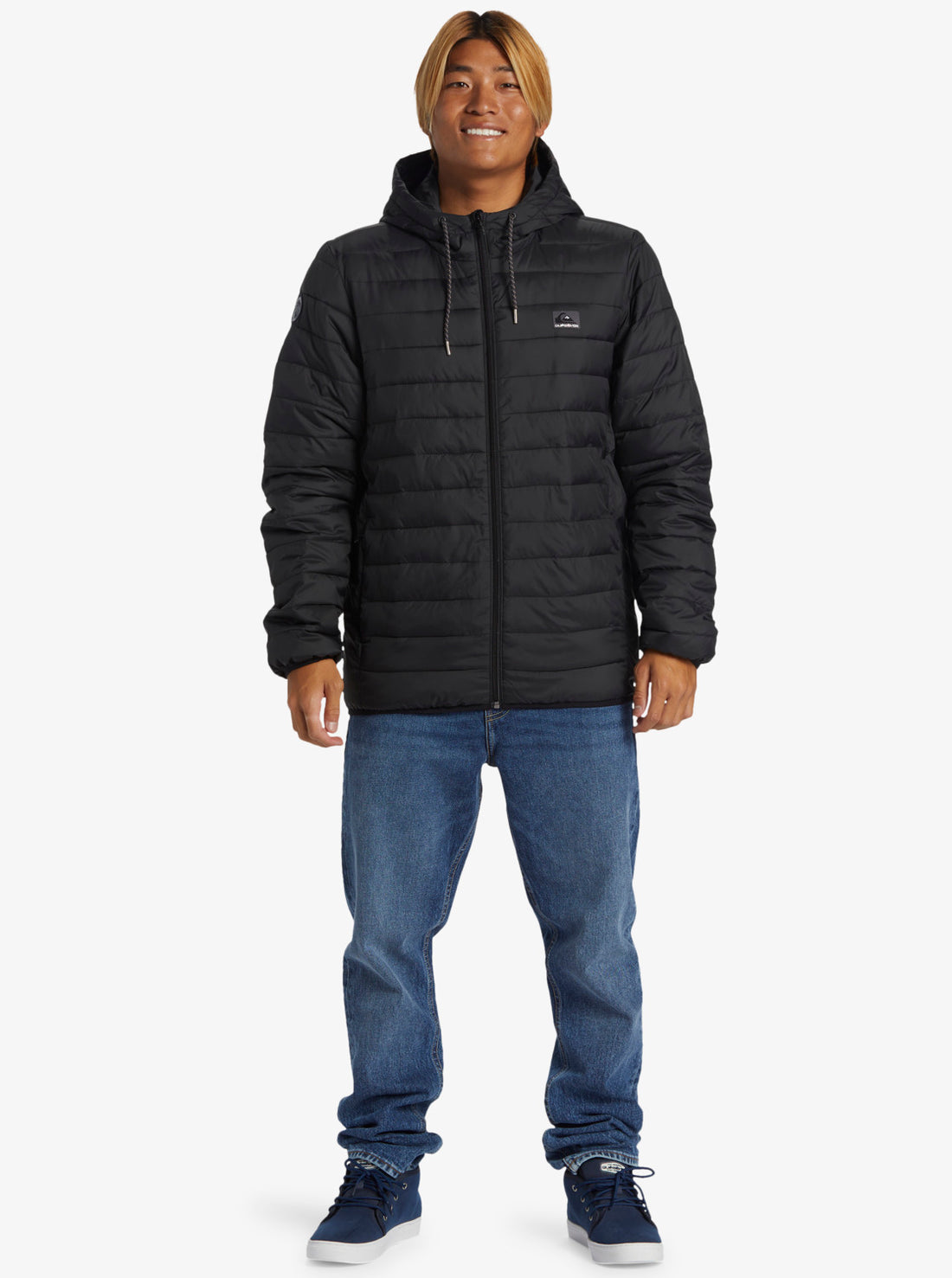 QUIKSILVER SCALY HOOD PUFFER JACKET