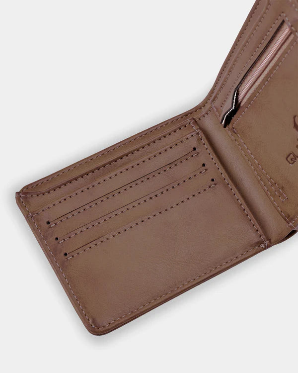 QUIKSILVER  SLIM RAYS WALLET - CHOCOLATE BROWN