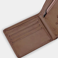 QUIKSILVER  SLIM RAYS WALLET - CHOCOLATE BROWN