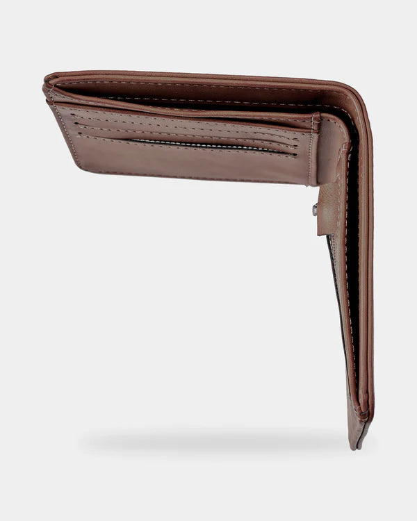 QUIKSILVER  SLIM RAYS WALLET - CHOCOLATE BROWN