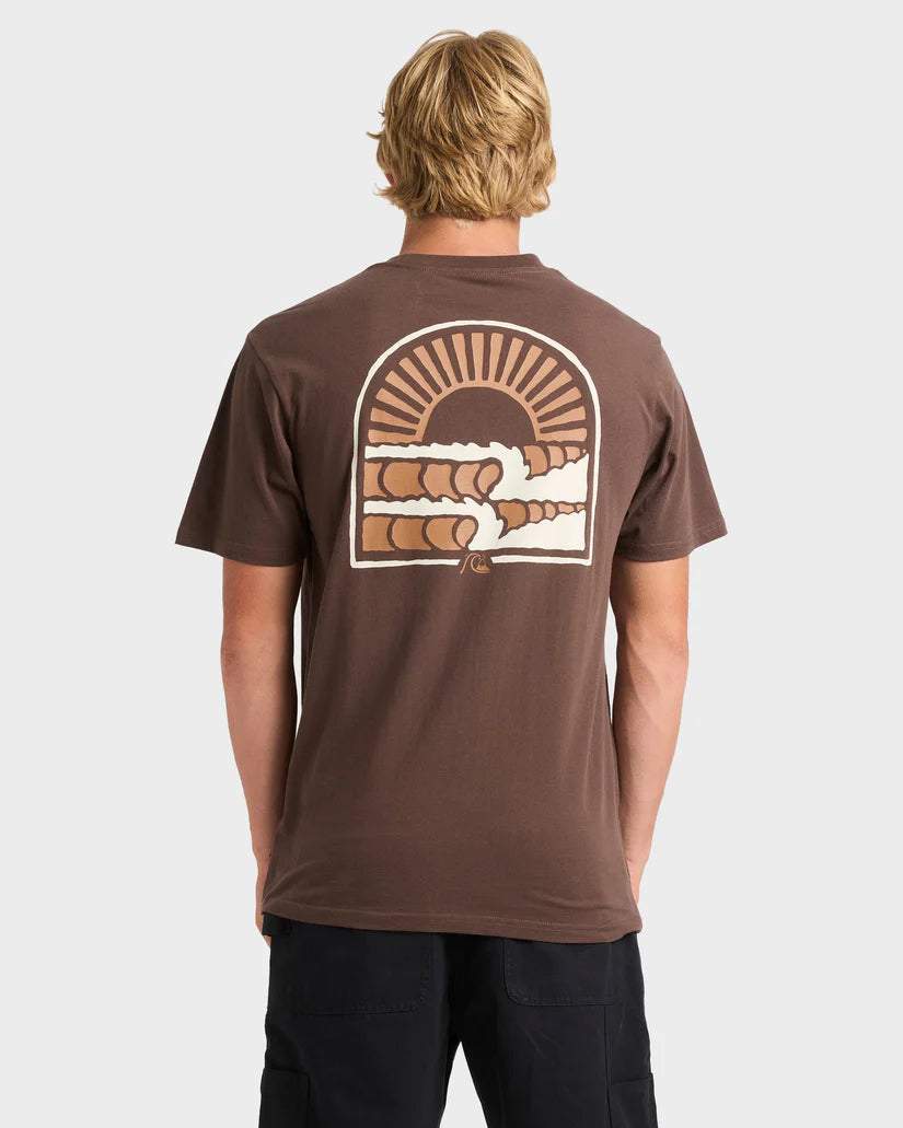 QUIKSILVER SUNSET ARC WAVE - CHOCOLATE BROWN