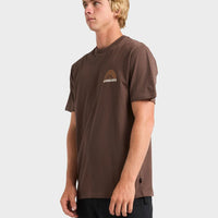 QUIKSILVER SUNSET ARC WAVE - CHOCOLATE BROWN