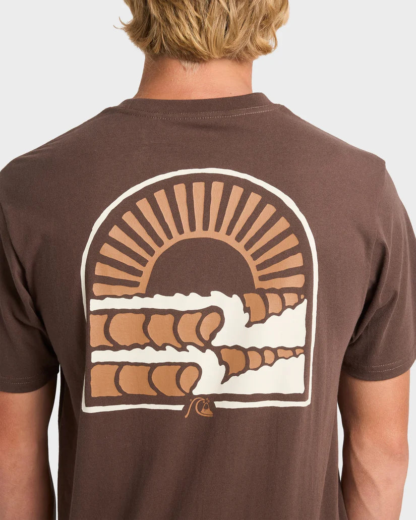 QUIKSILVER SUNSET ARC WAVE - CHOCOLATE BROWN