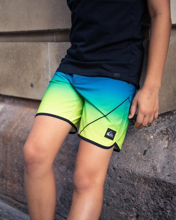 QUIKSILVER SURF SILK NEW WAVE BOY 12 - SAFETY YELLOW