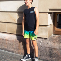 QUIKSILVER SURF SILK NEW WAVE BOY 12 - SAFETY YELLOW