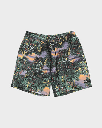 QUIKSILVER SURFSILK STRAIGHT VOLLEY 17NB - INDIA INK HIDDEN GEM