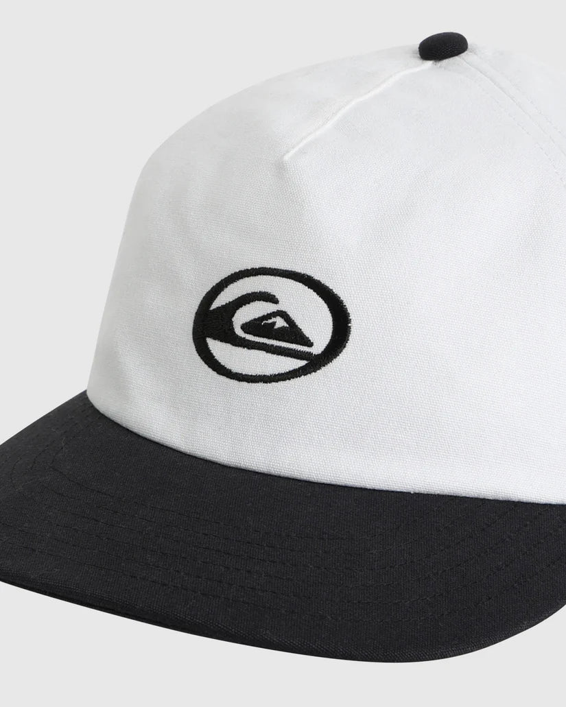 QUIKSILVER TILT SNAPBACK CAP - WHITE