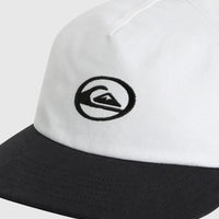 QUIKSILVER TILT SNAPBACK CAP - WHITE